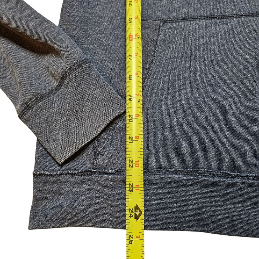 Hollister Medium Blue and Green Hoodie Sweater - Picture 7 of 8